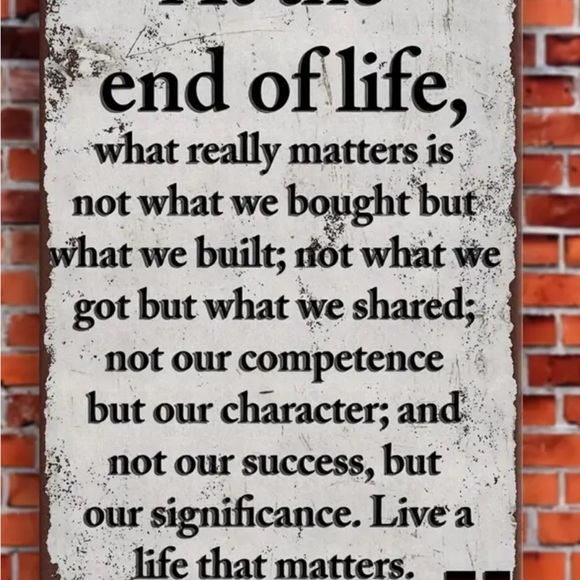 Other - Black and White Text Art Wall Decor